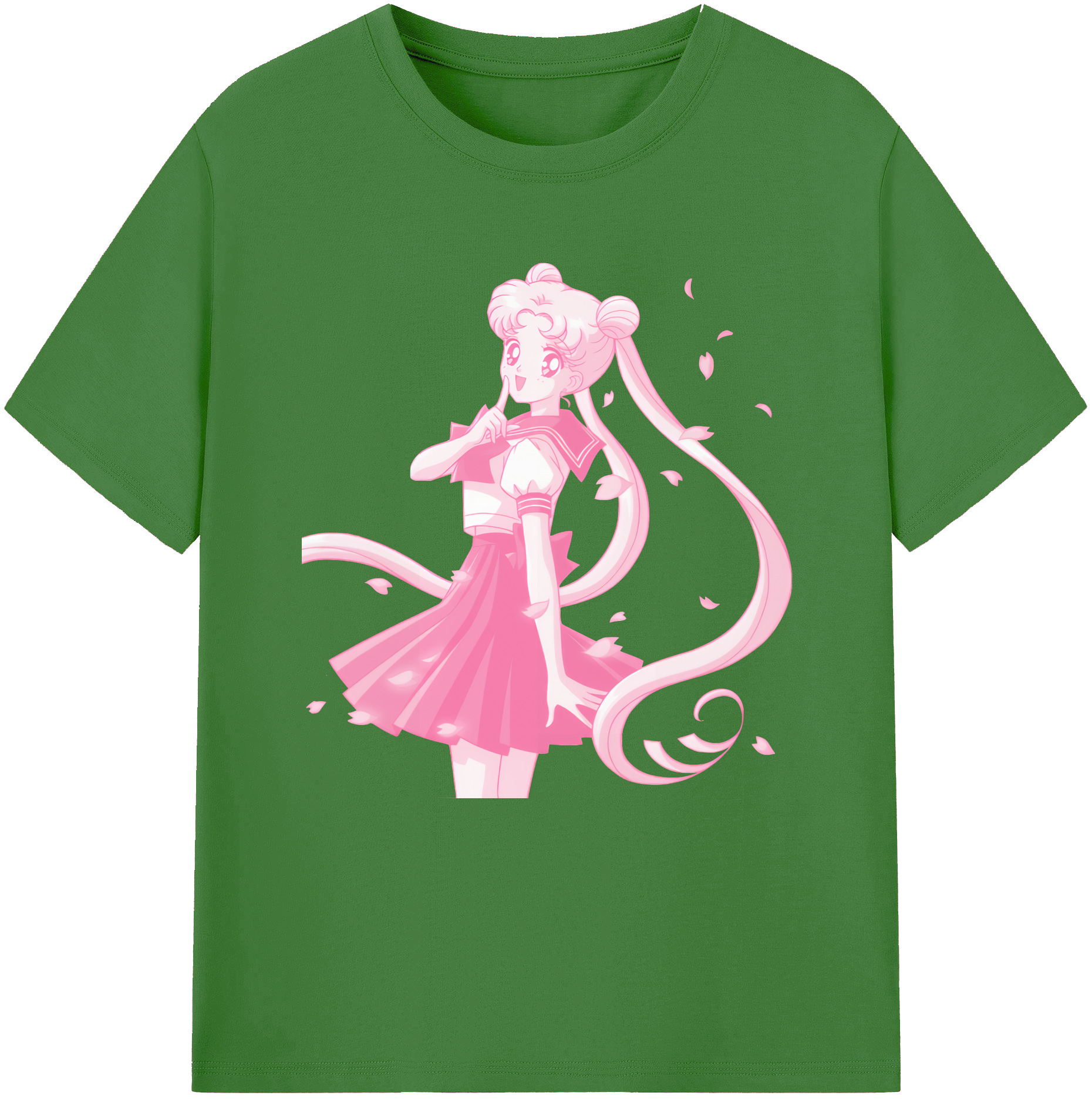 （画像用） 美少女戦士セーラームーン 愛野 美奈子 あいの みなこ Sailor Moon Aino Minako レディースカジュアルプリントTシャツ（綿100％）